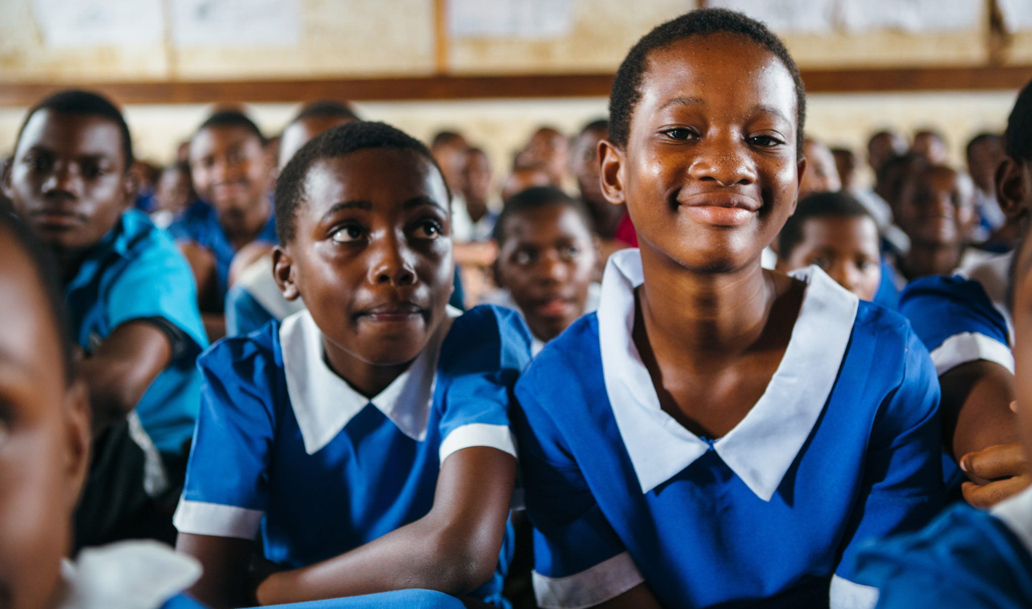 Malawi_Blantyre_2016_Chilomoni_LEA_School_ChilomoniLEASchool-(5)2 school kids smiling | This is the Impact of Good Hygiene | Water For People