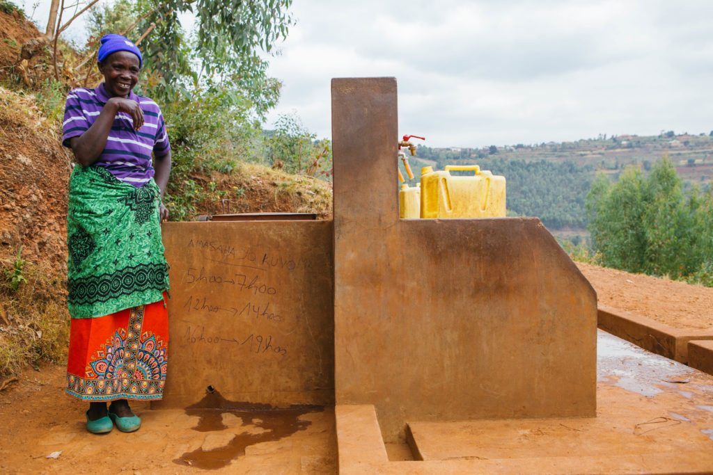 Didacienne had five children and no home of her own. Her husband died nearly 25 years ago in the Rwandan genocide, and after that she had few options to provide for her family ? they lived with various family members to get by. And without water in their village, life was difficult.