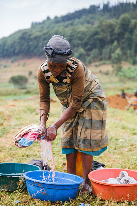 woman washing clothes | Clean Water in Africa, Latin America, and India | Water For People