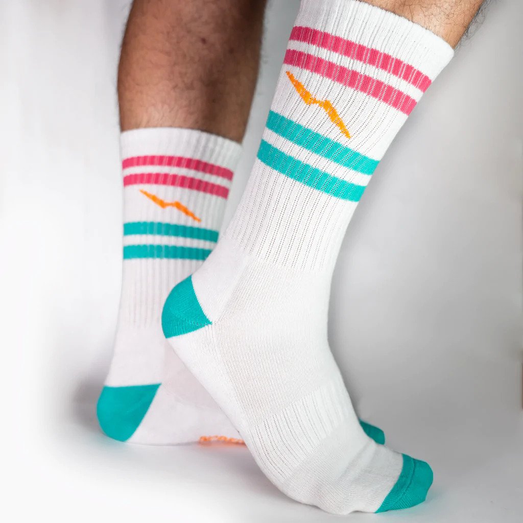 Photo of a person's socks made by company Incredible Socks
