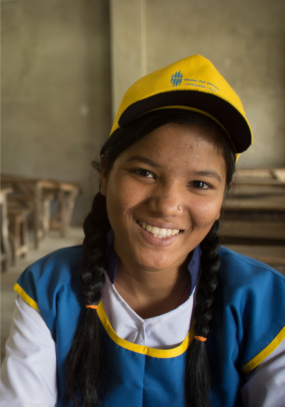 visit a school | young indian girl at school | Clean Water in India | Where We Work | Water For People